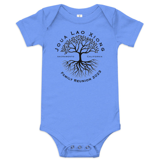 Family Reunion 2023-Tree Design-Baby short sleeve one piece