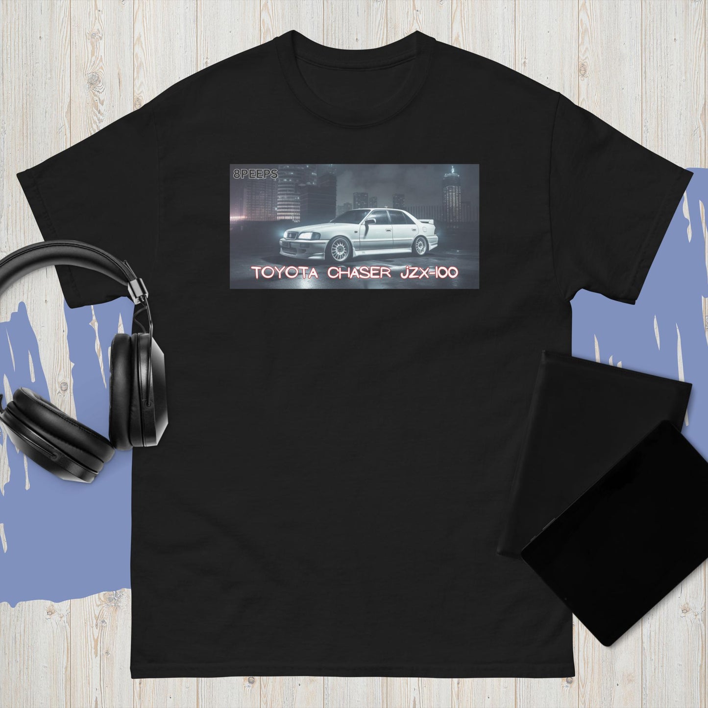 8PEEPS, Toyota Chaser-JZX-100-SideFront, Men's classic tee