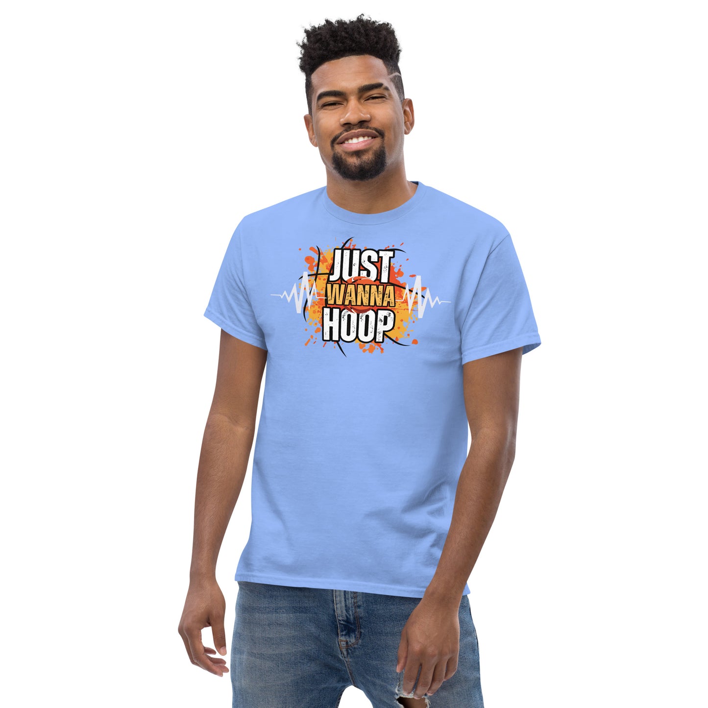 Just Wanna Hoop, Saelee Design, Men's classic tee