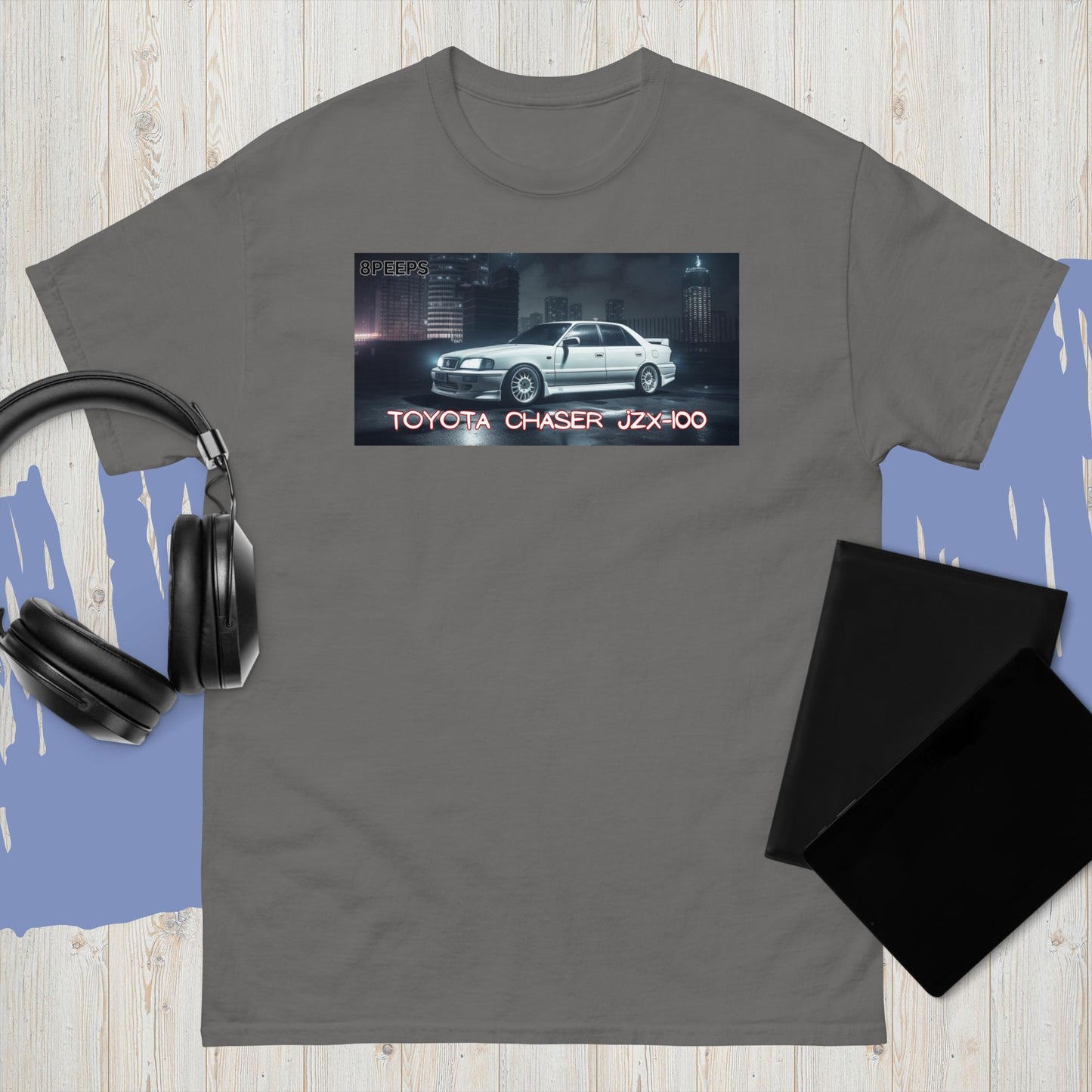 8PEEPS, Toyota Chaser-JZX-100-SideFront, Men's classic tee