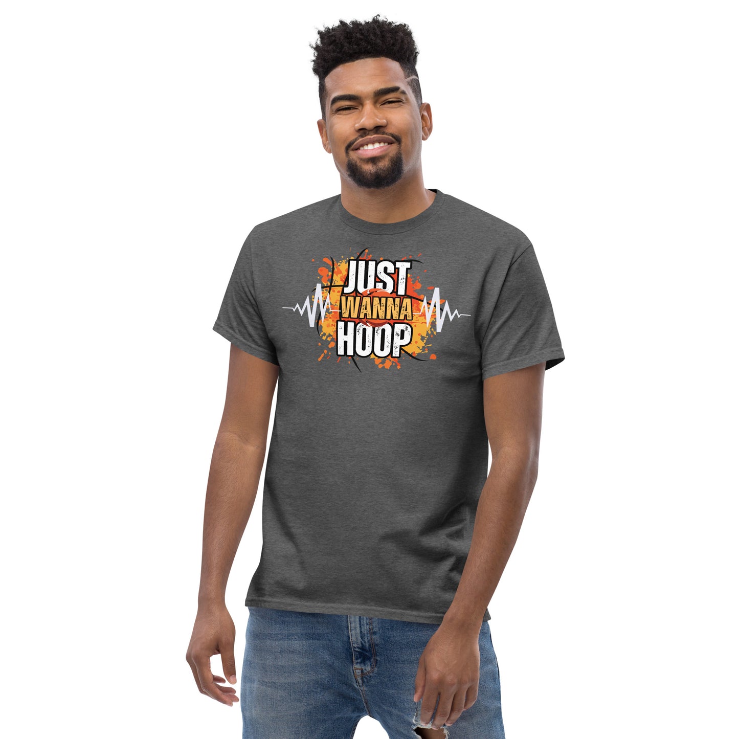 Just Wanna Hoop, Saelee Design, Men's classic tee