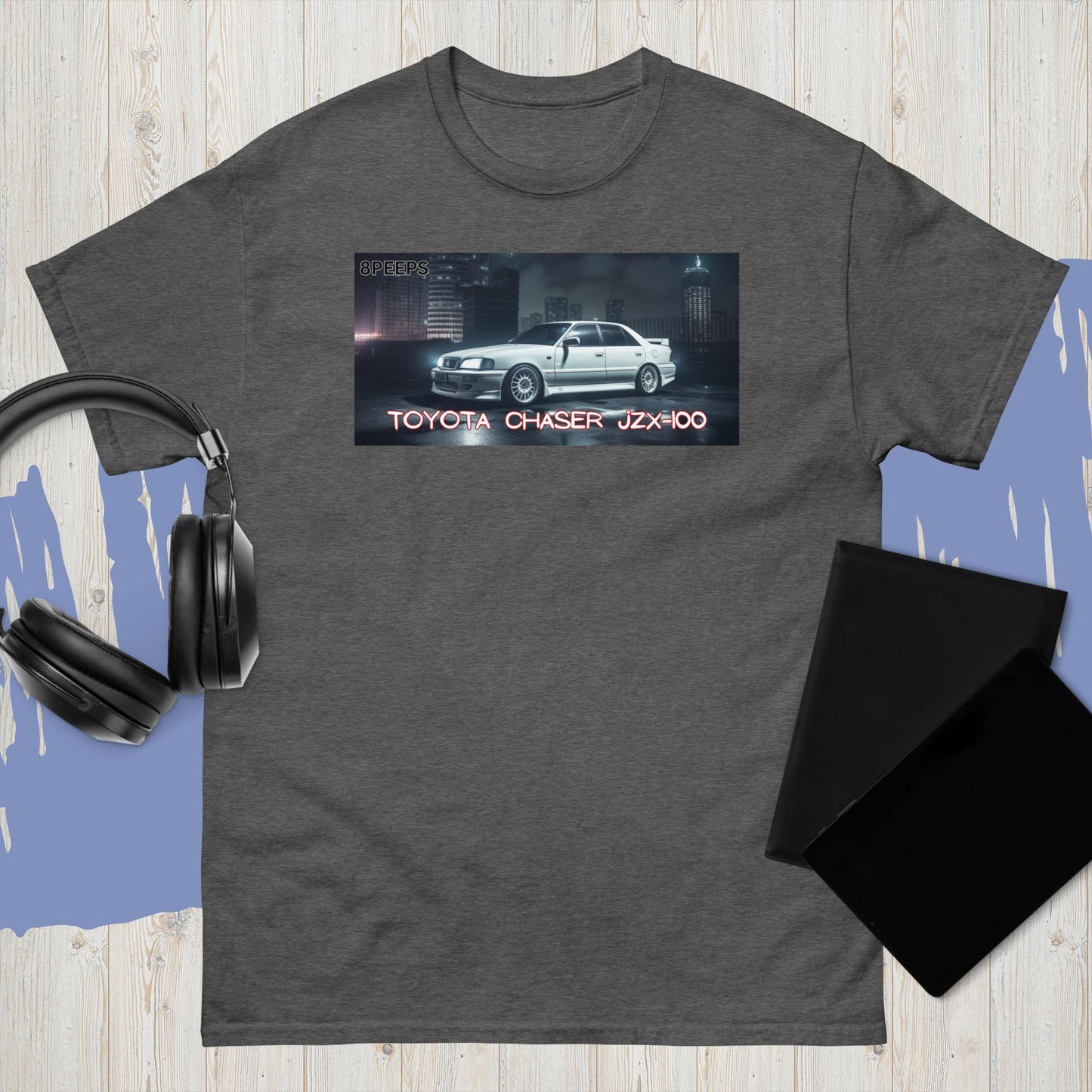 8PEEPS, Toyota Chaser-JZX-100-SideFront, Men's classic tee