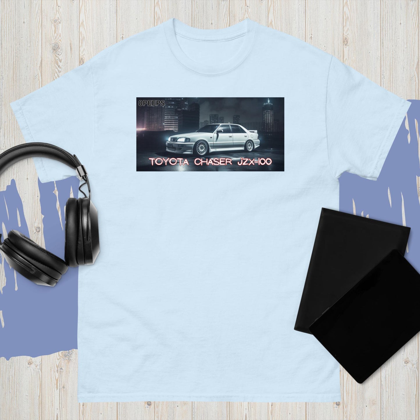 8PEEPS, Toyota Chaser-JZX-100-SideFront, Men's classic tee