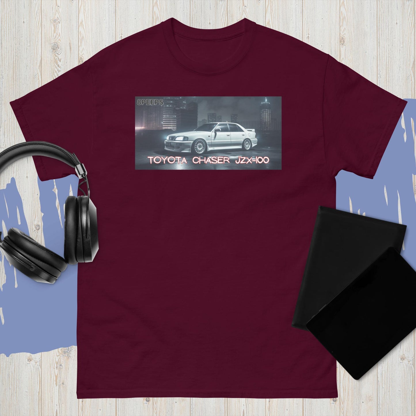 8PEEPS, Toyota Chaser-JZX-100-SideFront, Men's classic tee