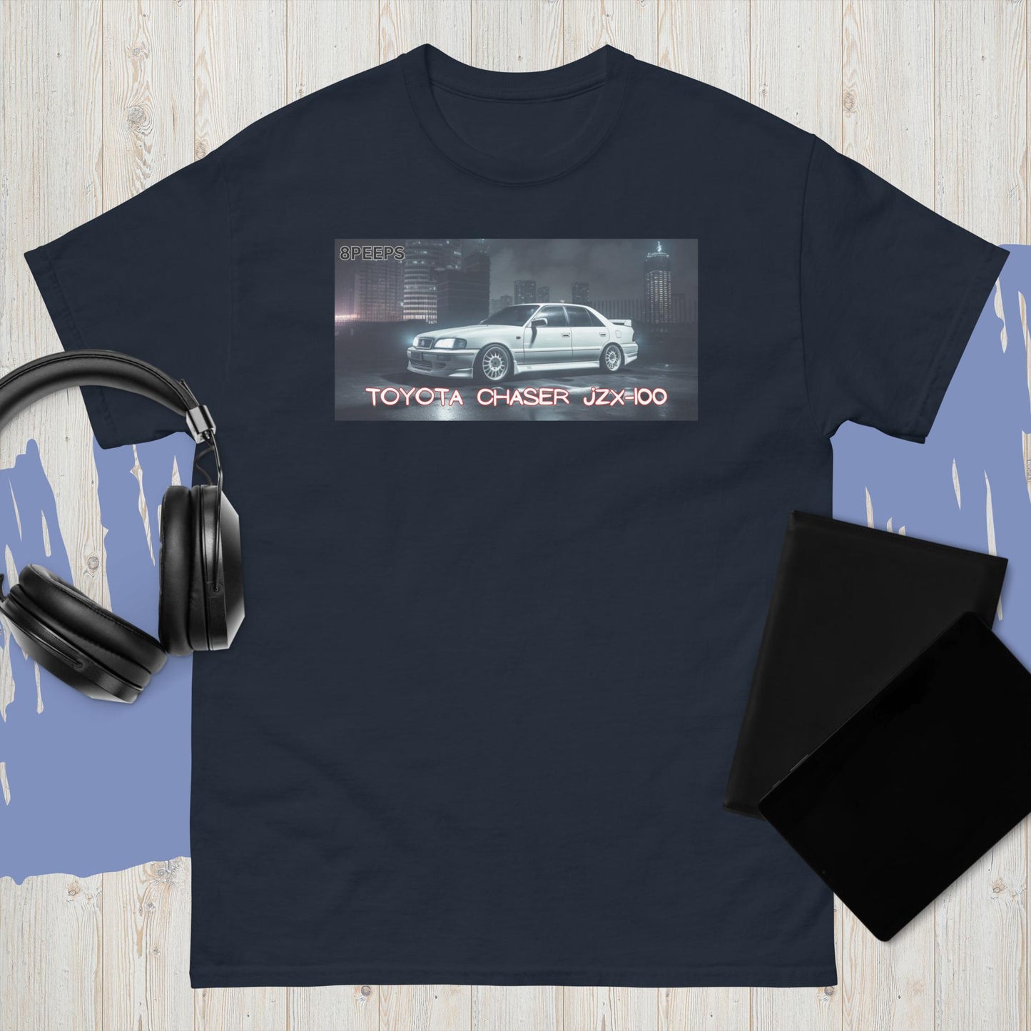 8PEEPS, Toyota Chaser-JZX-100-SideFront, Men's classic tee