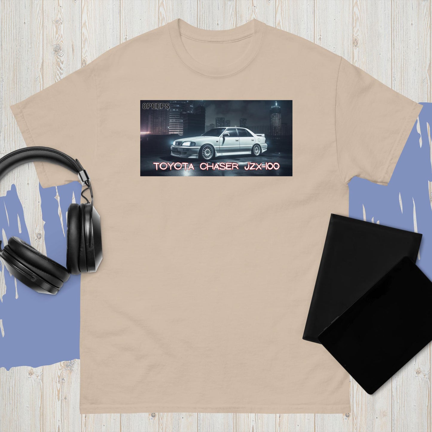 8PEEPS, Toyota Chaser-JZX-100-SideFront, Men's classic tee