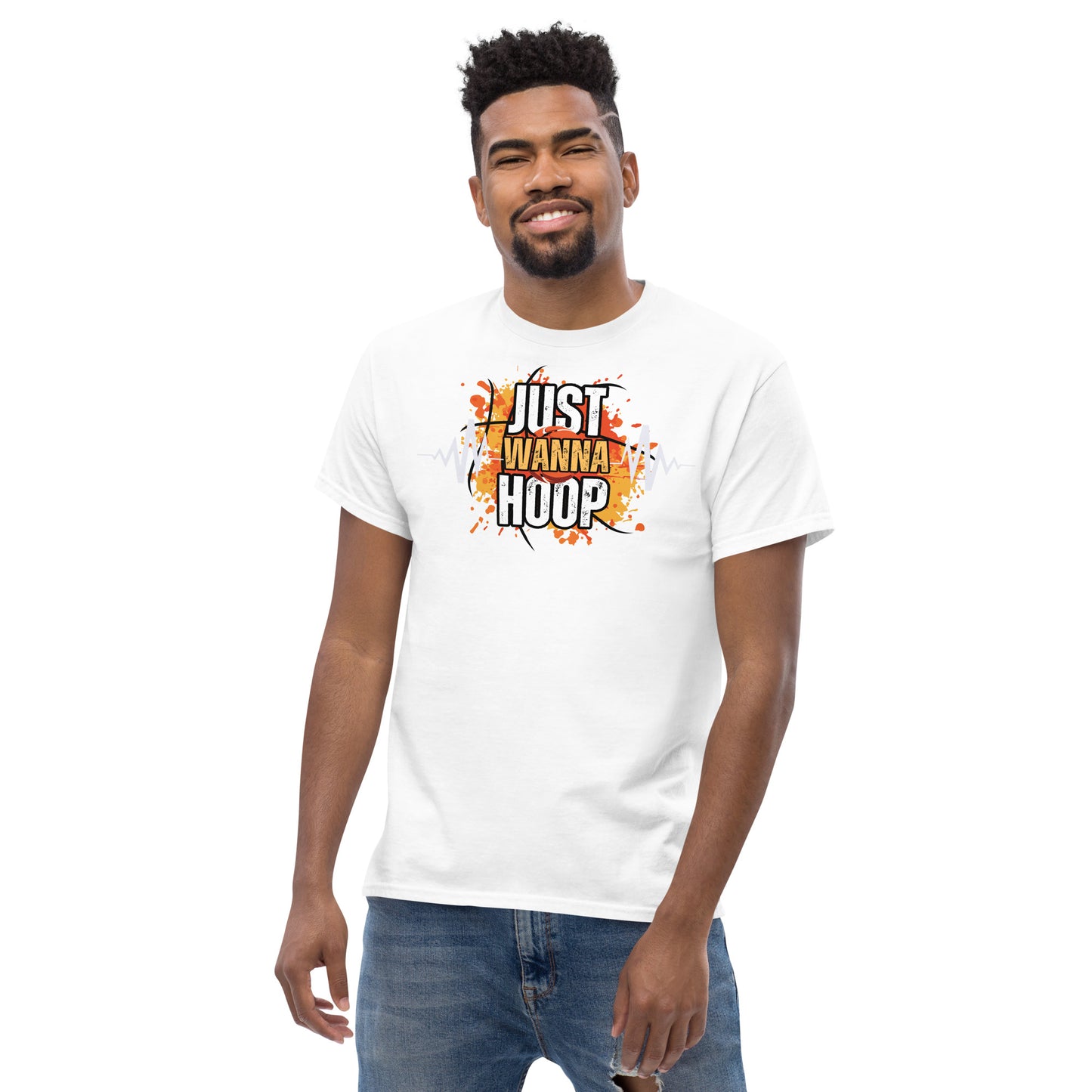 Just Wanna Hoop, Saelee Design, Men's classic tee