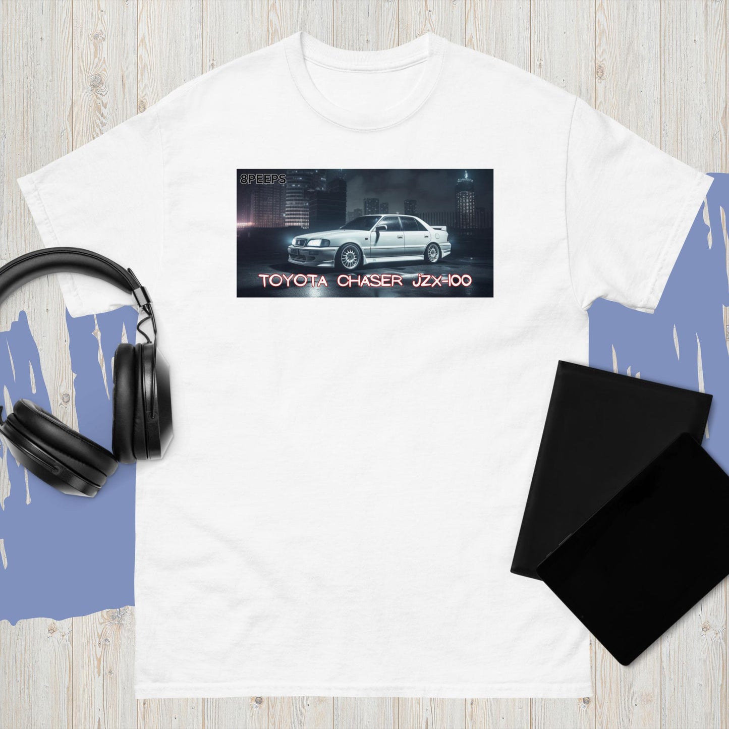 8PEEPS, Toyota Chaser-JZX-100-SideFront, Men's classic tee