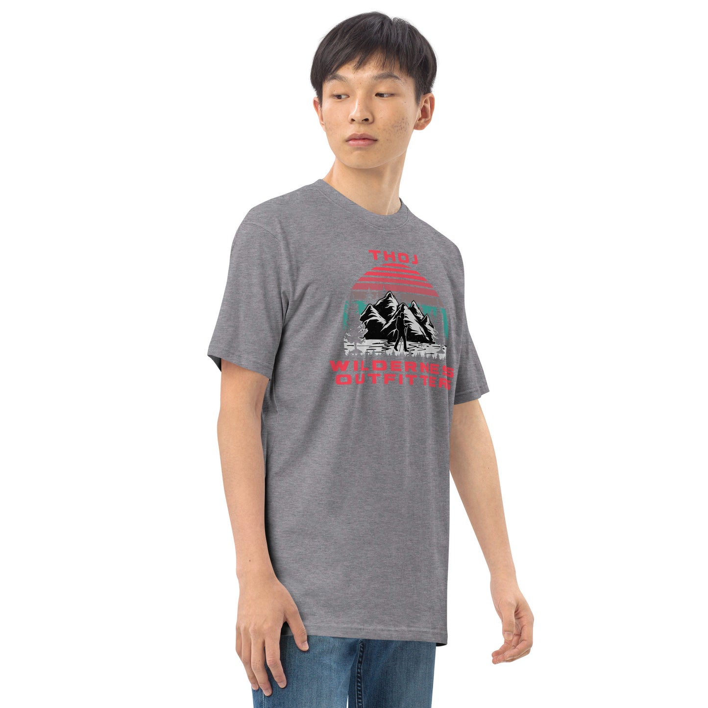 Thoj Wilderness Outfitters Hiker, Men’s premium heavyweight tee