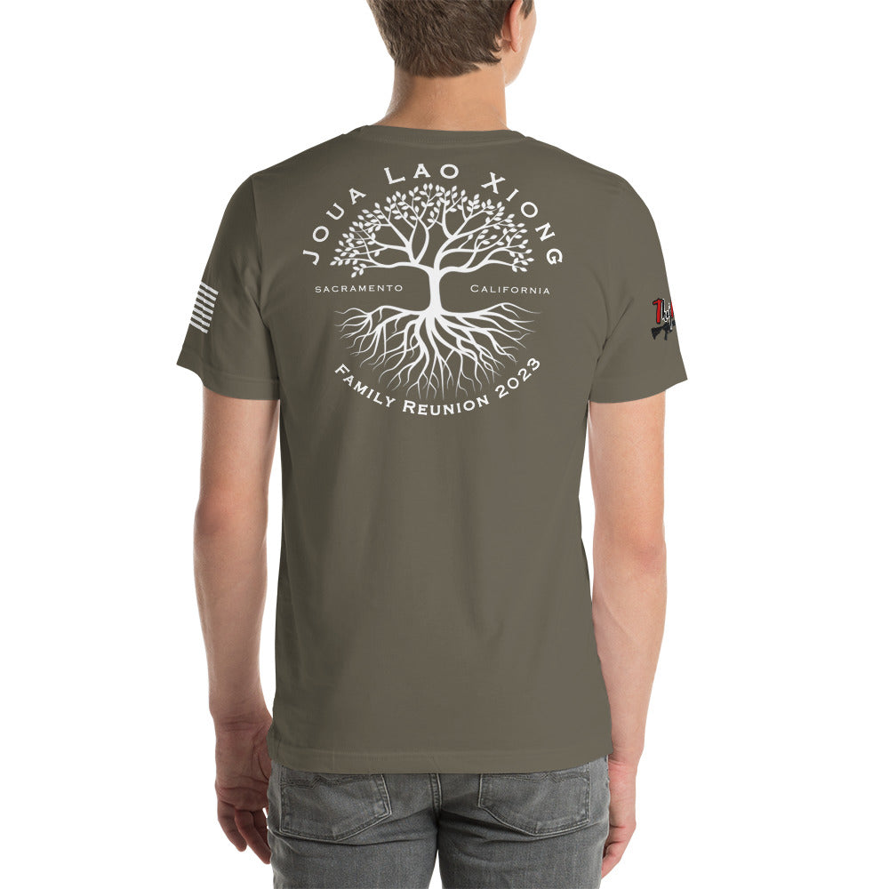 Chia Design-Berry/Olive color-JouaLaoDesign-Unisex t-shirt