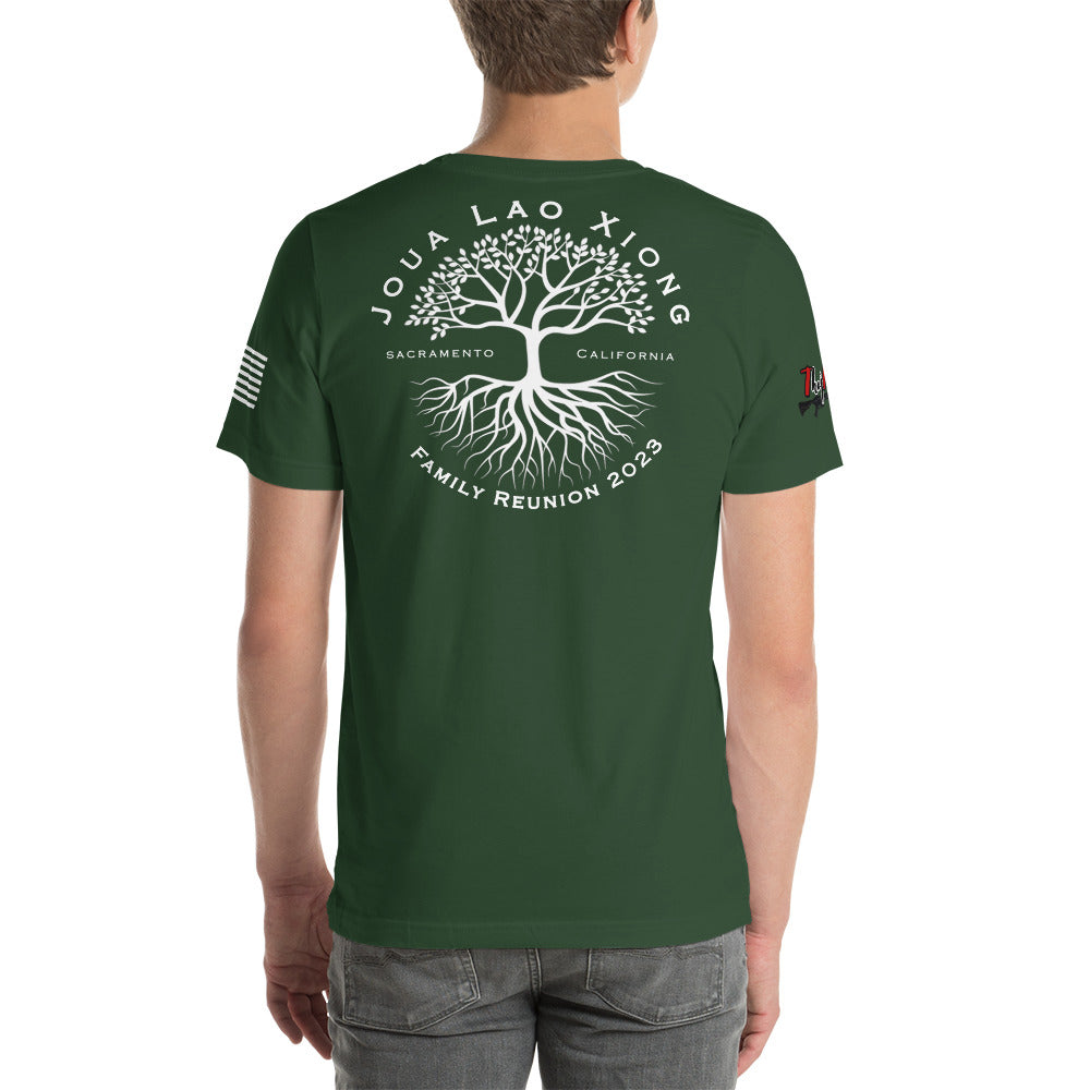 Chia Design-Berry/Olive color-JouaLaoDesign-Unisex t-shirt