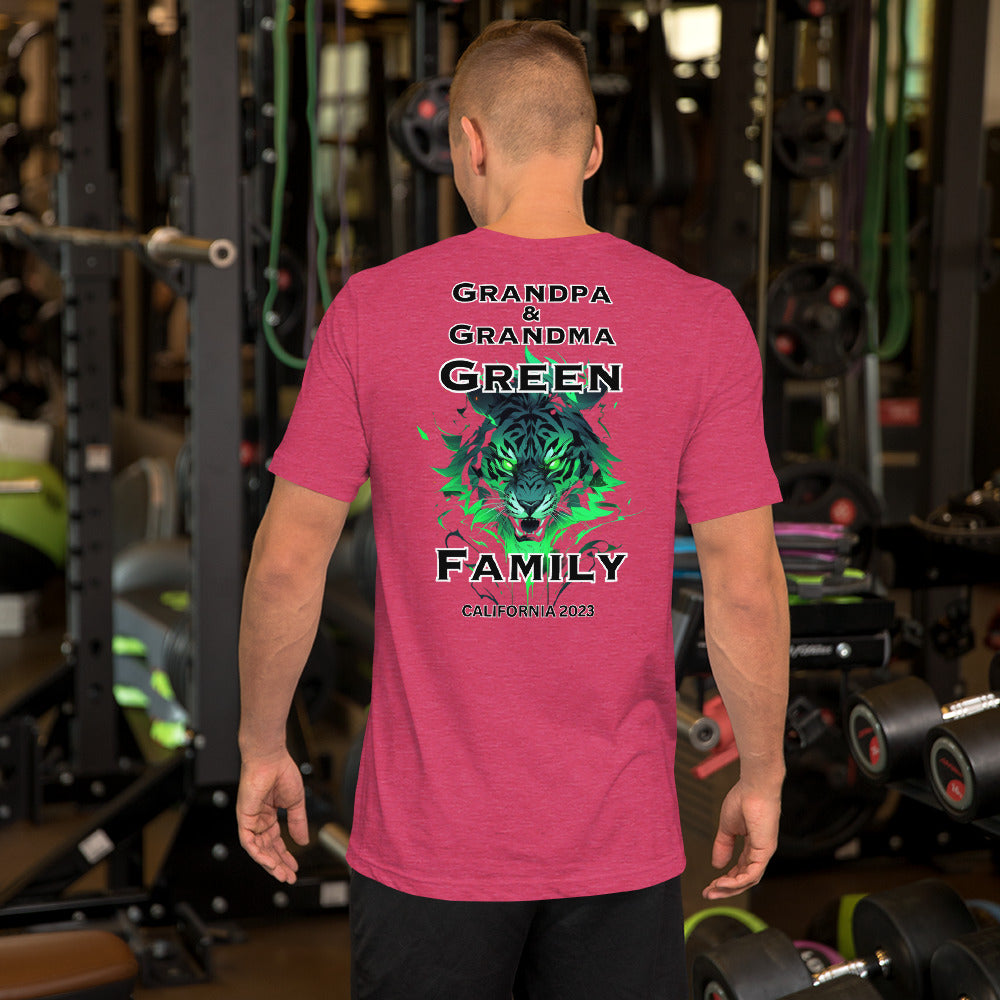 Green Tiger Fam, Unisex t-shirt