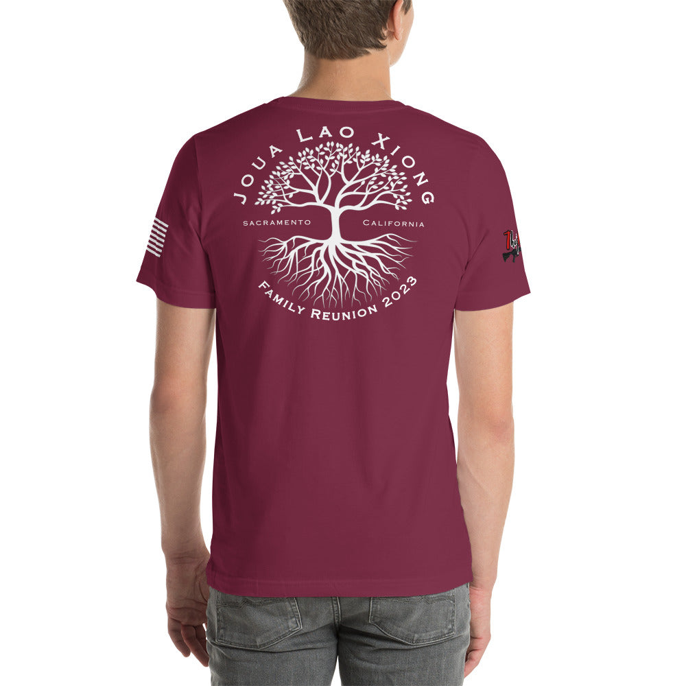 Chia Design-Berry/Olive color-JouaLaoDesign-Unisex t-shirt