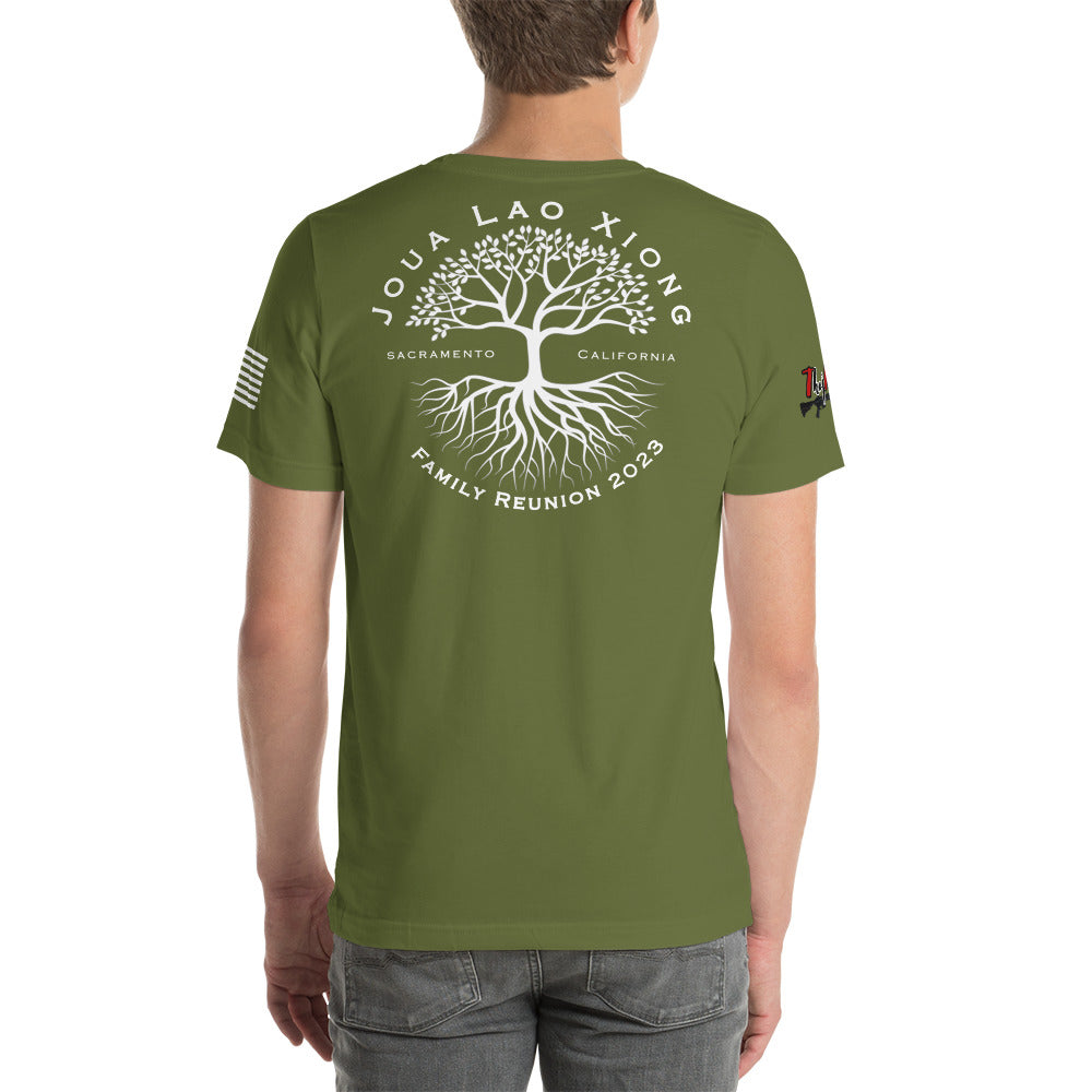 Chia Design-Berry/Olive color-JouaLaoDesign-Unisex t-shirt