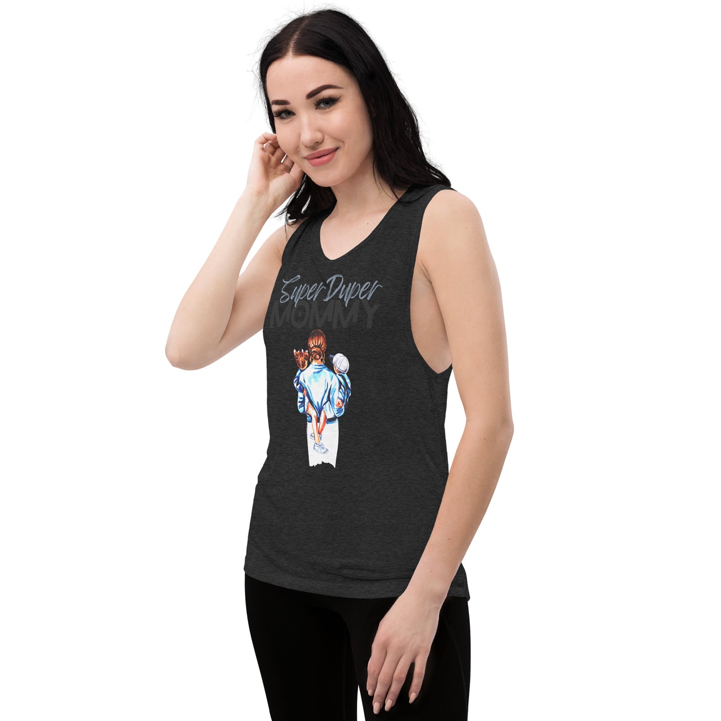 Super Duper Mom, Ladies’ Muscle Tank