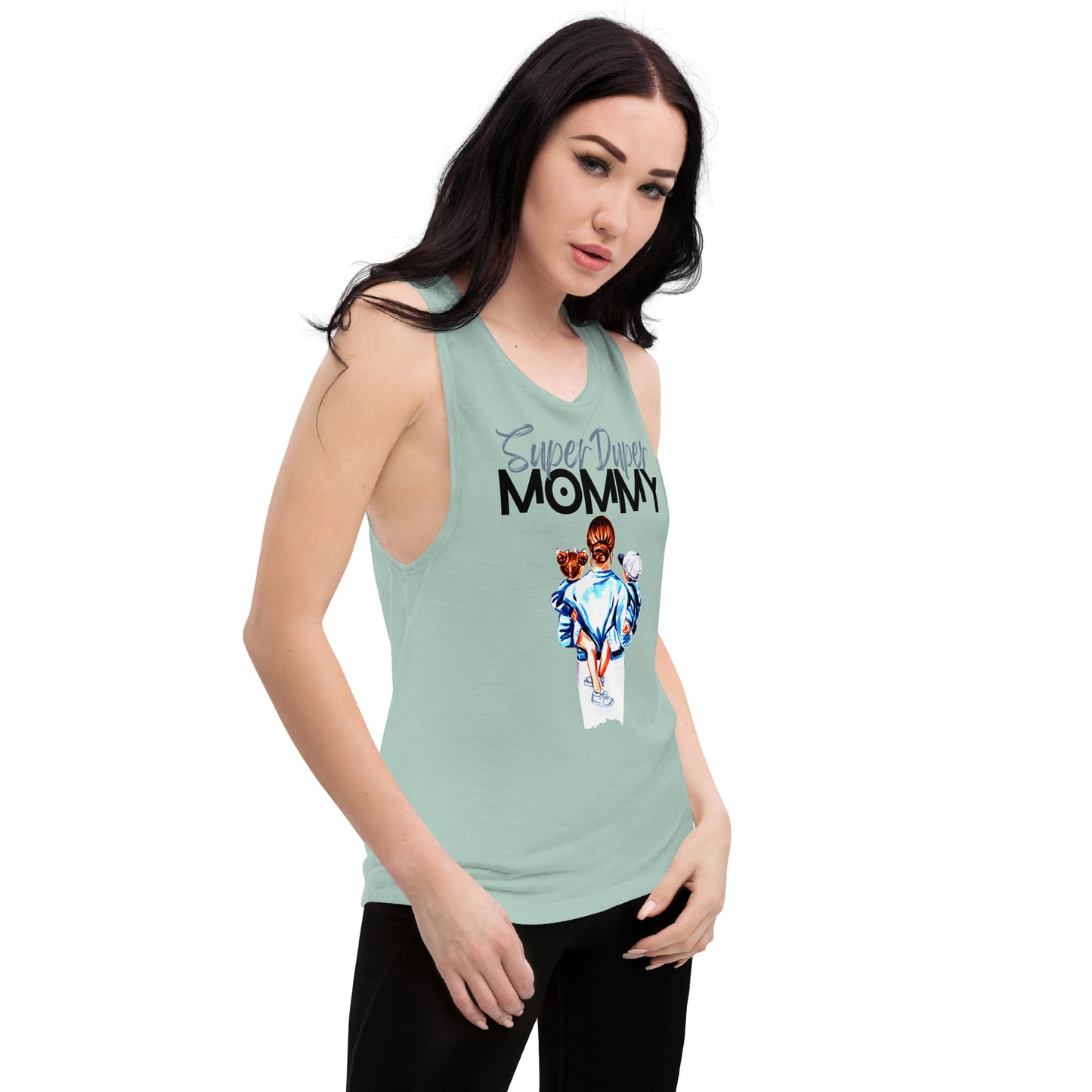 Super Duper Mom, Ladies’ Muscle Tank