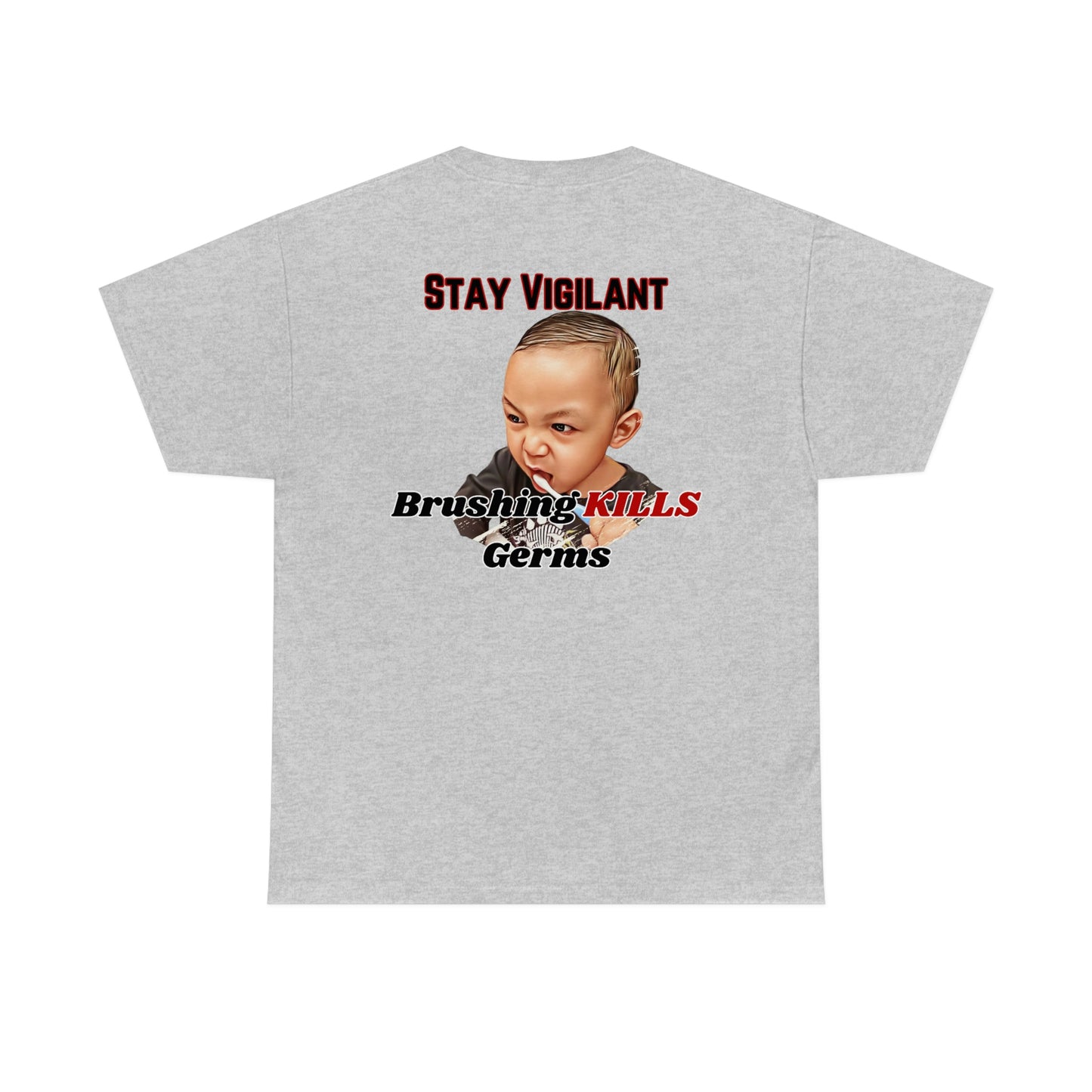 Stay Vigilant, Sawyer Brushing, Unisex Heavy Cotton Tee