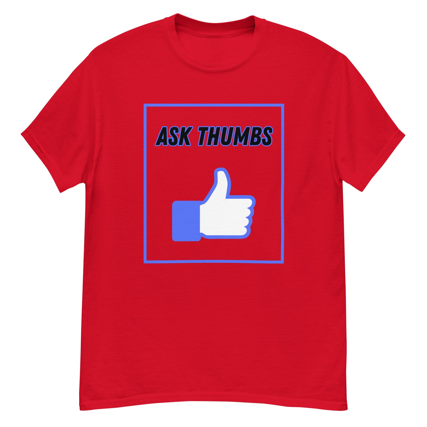 Ask Thumbs, Men's classic tee