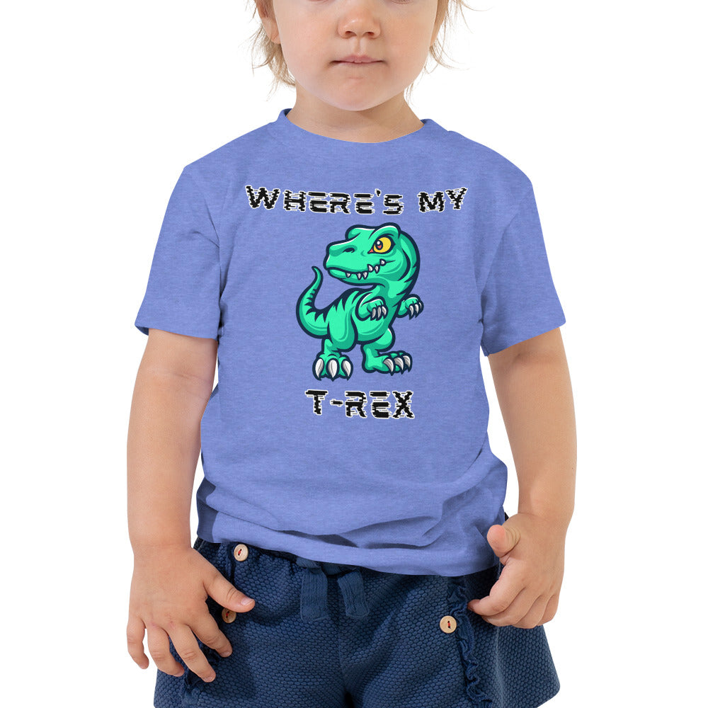 Wheres My T-REX, Toddler Short Sleeve Tee