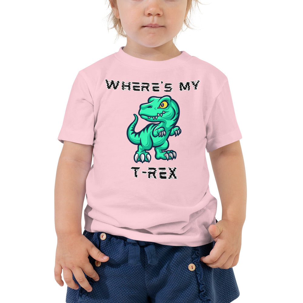 Wheres My T-REX, Toddler Short Sleeve Tee